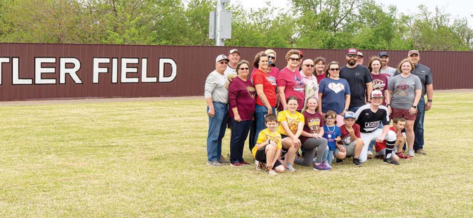 Cashion dedicates new baseball field Kingfisher Times & Free Press