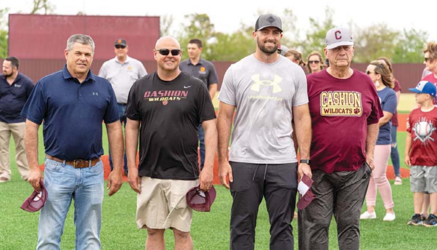 Cashion dedicates new baseball field Kingfisher Times & Free Press