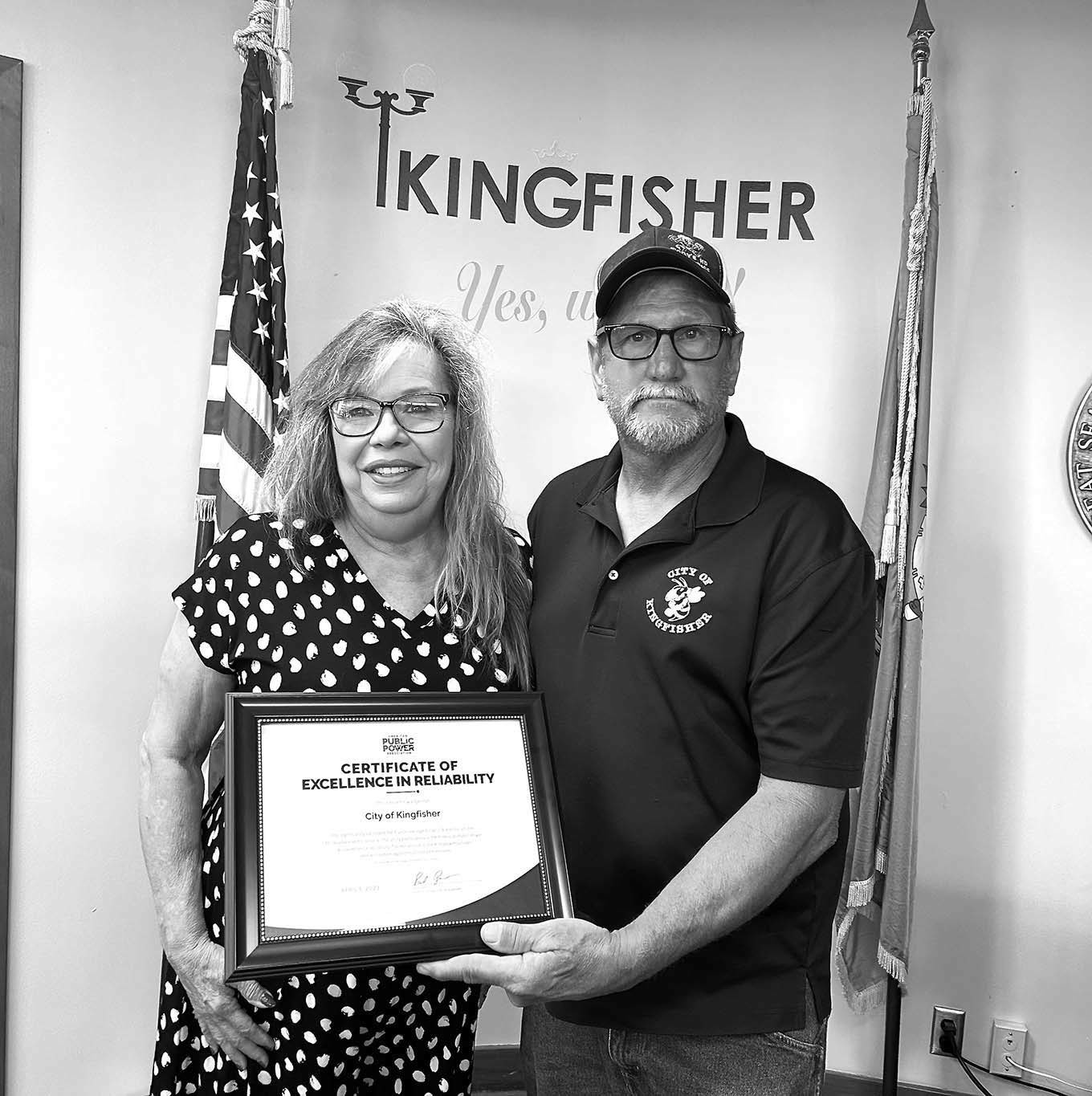 KINGFISHER ELECTRIC RECOGNIZED Kingfisher Times & Free Press