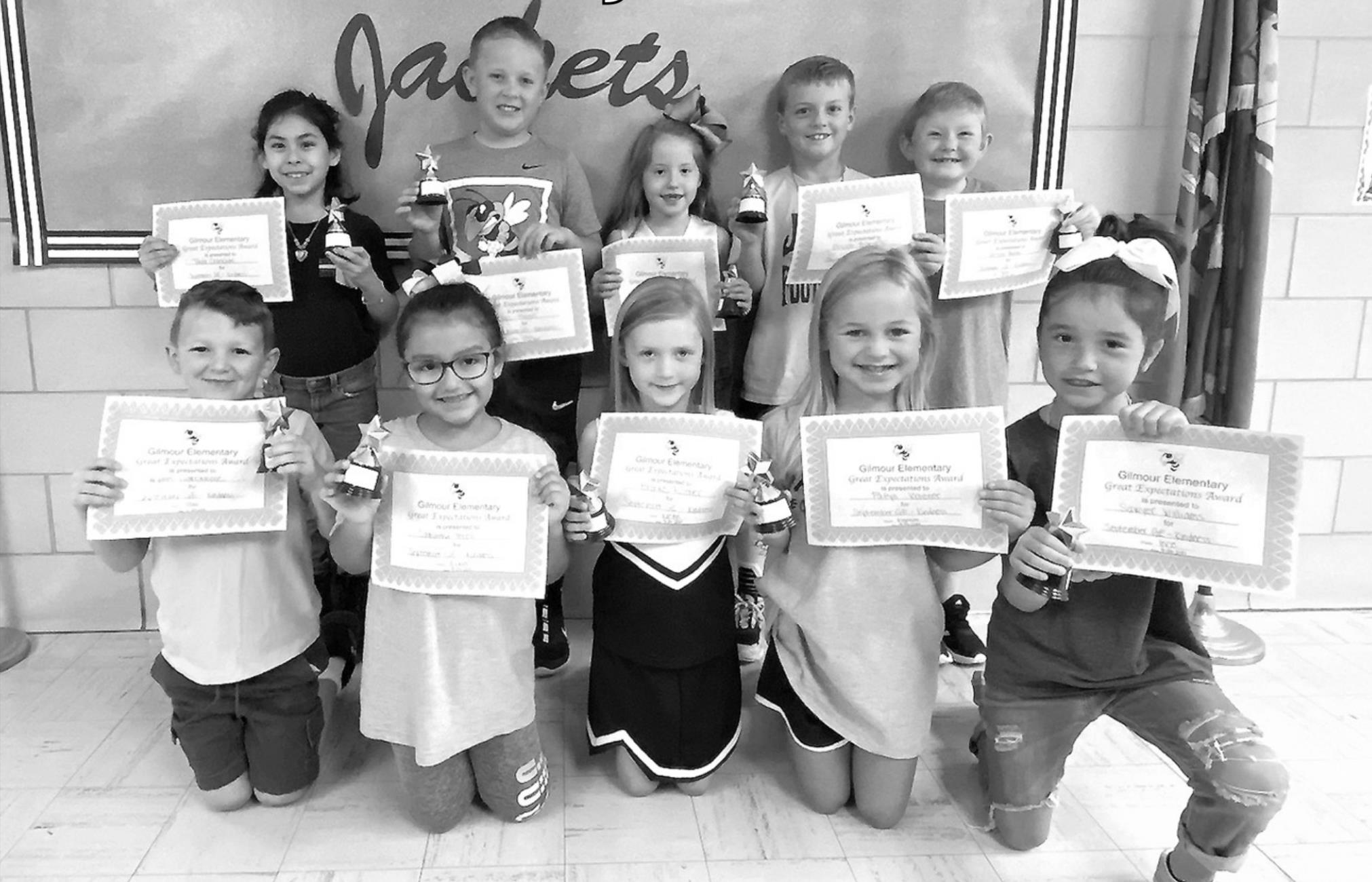 Gilmour Elementary Students of the Month Kingfisher Times & Free Press