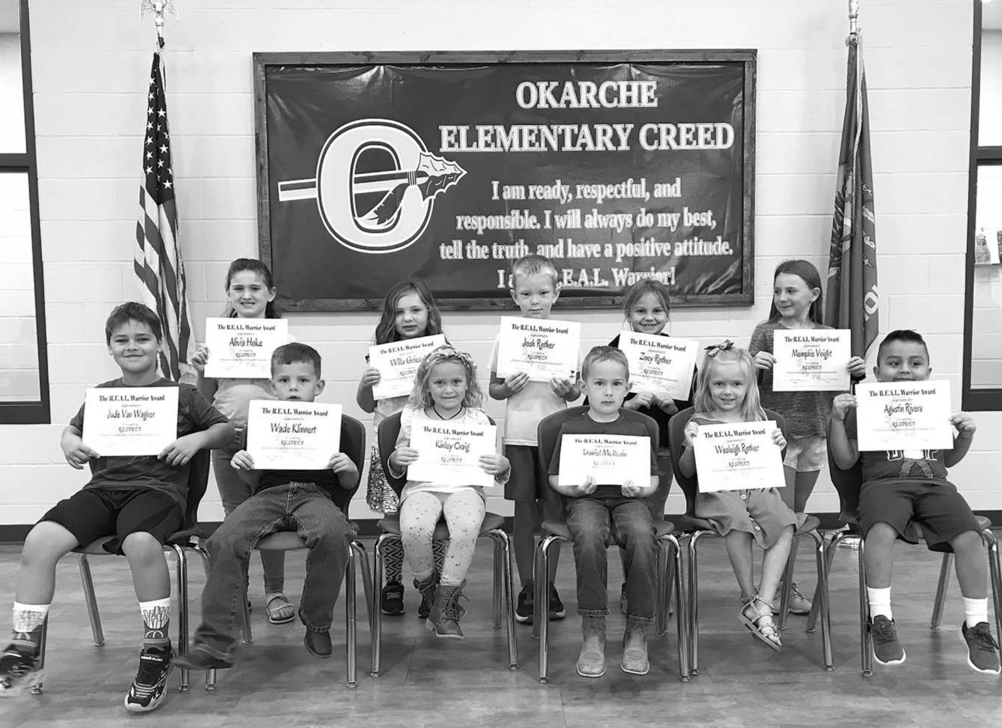 Okarche Elementary ‘Real Warriors’ Kingfisher Times & Free Press