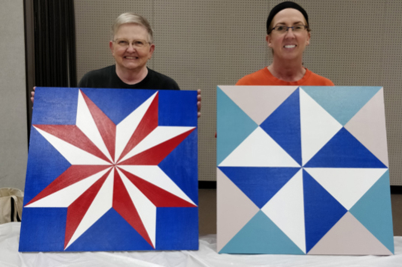 19 attend barn quilt Kingfisher Times & Free Press