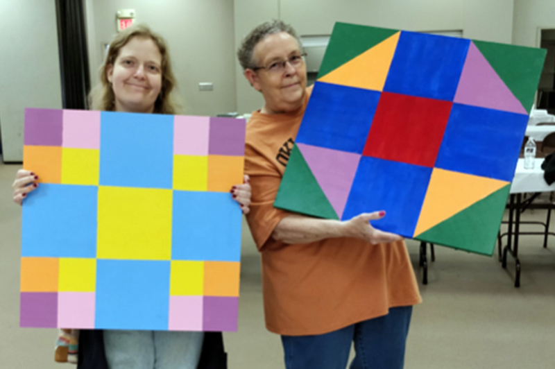 19 attend barn quilt Kingfisher Times & Free Press