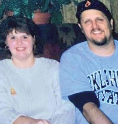 JIMMY LAFAVE, right, shares a moment with Kingfisher sister Connie LaFave-Gallupe. His sister said listening to her brother’s music was too painful immediately after his death, “but now it’s a comfort.” [Family Photo Courtesy Connie Lafave-Gallupe Legacy Lives On