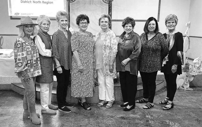 Kingfisher County OHCE club members gather for Spring Council meeting