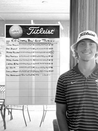 	Burnham wins K101 golf tournament, scholarship 