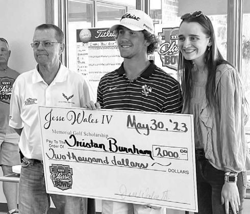 Burnham wins K101 golf tournament, scholarship