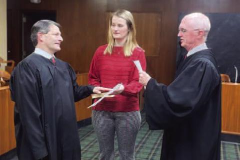 Swearing in on the good book