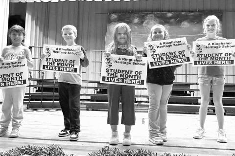 Heritage Elementary Students of the Month