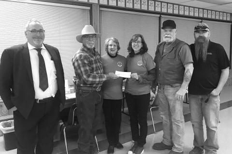 Masons donate to Socks for Seniors, honor Smith