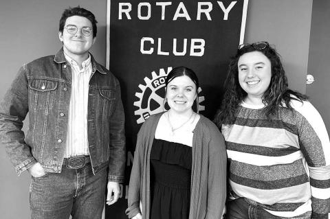 Rotary Club hosts 3 KHS seniors