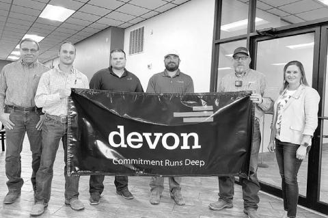 Devon Energy donates to 4 local fire departments