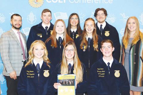 Local FFA chapter offi cers attend annual COLT Conference in Enid