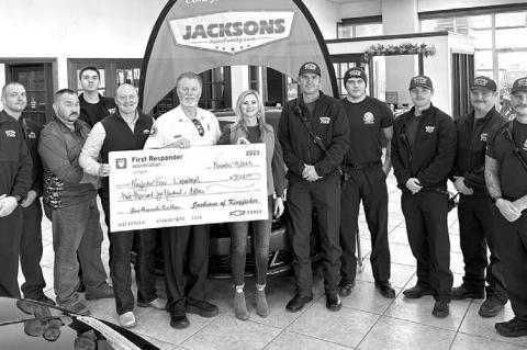 Jacksons donates to first responders