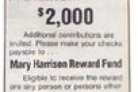 Who murdered Mary Harrison?