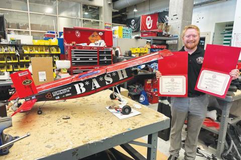 KHS grad soars in OU capstone project