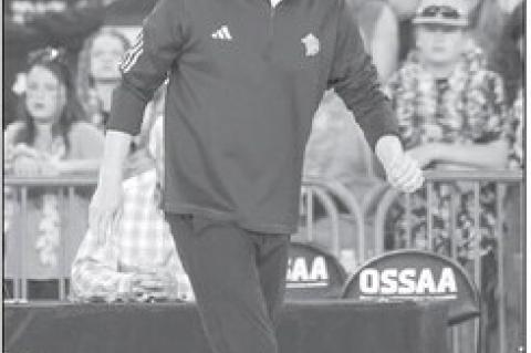 OKARCHE COACH Aaron West’s team went 0-3 at last week’s Tournament of Champions, but he said his squad is already hard at work improving some of the flaws that were exposed. [Photo by Russell Stitt/www.stitt.smugmug.com]