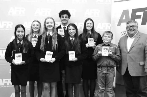 Dozen from county place at recent AFR speech contest