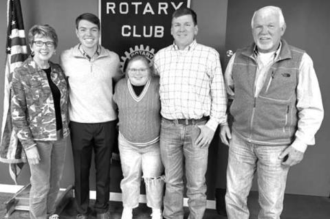 KHS graduate, current state FFA president Burns speaks at Rotary