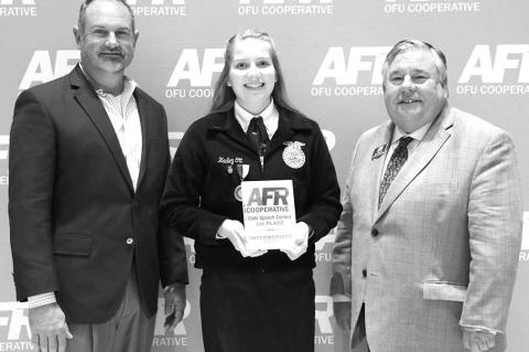 Ott 1st at AFR state speech