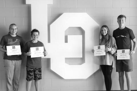 Lomega names Students of the Month