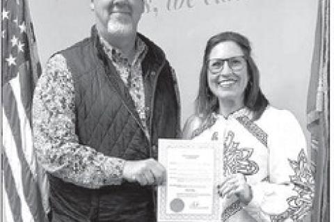 P.E.O. Day proclaimed in Kingfisher