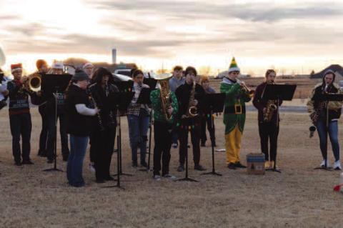 Have Band Instruments; Will Go Christmas Caroling