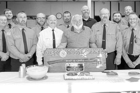 Retired HFD chief Gritz honored with surprise reception