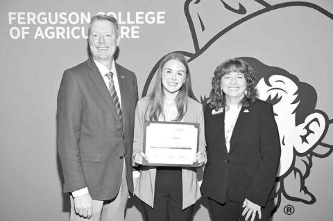 	KHS graduates Blair, Francis presented OSU ag scholarships