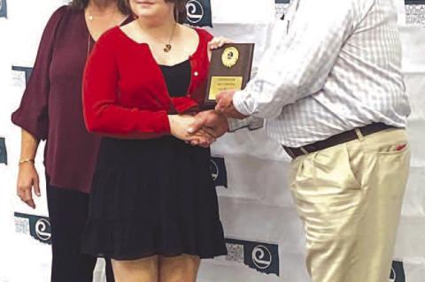 Lomega’s Pope wins 1st in OACD area speech contest