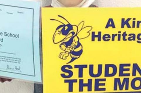 Heritage Elementary School Students of the Month