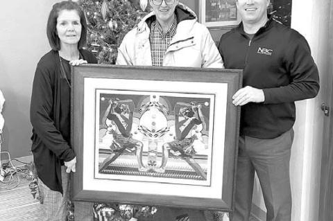 Becker wins painting from NBC Oklahoma 