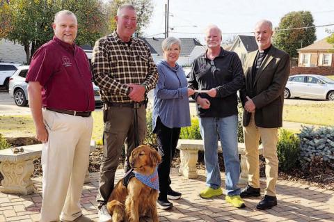 WALKING AND RUNNING FOR MEALS ON WHEELS – Kingfisher Emmanuel Lutheran Church hosted its Bailey the Comfort Dog 5K Fun Run and Walk on Saturday, Oct. 25. The fourth annual event raised $8,000 for Kingfisher Meals on Wheels which provides hot, lunchtime 