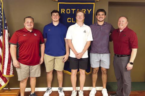 Rotarians hosts 4 KHS seniors