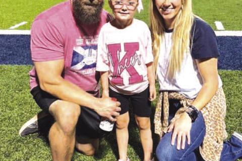 SCOTT FAMILY - Matt and Summer Scott pictured with their 6-year-old daughter, Charlie. [Photo provided]