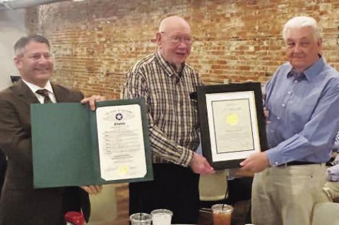 MORE HONORS FOR LOVELL – Former District Judge Robert C. Lovell wasn’t done being celebrated when family and friends gathered March 21 for his 100th birthday. A few days later, on March 25, the Kingfisher County Bar Association also paid tribute to Lo