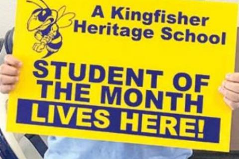 Heritage Elementary School Students of the Month