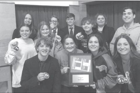 Okarche speech team wins 3A sweepstakes at Okeene
