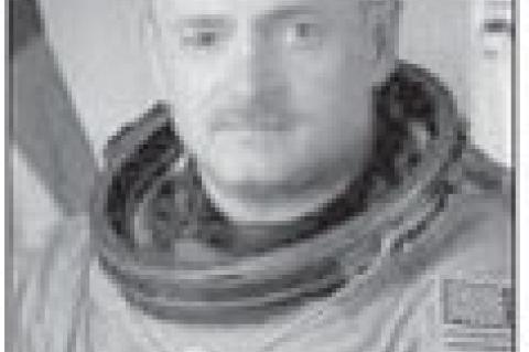 Sen. Mark Kelly in his military days