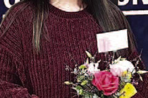 KPS TEACHERS OF THE YEAR at the five different sites are, from left: Maria Jimenez at Gilmour Elementary, Rachel Ince at Heritage Elementary, Mandy Owens at Kingfisher Upper Elementary, Lainey Mueggenborg at Kingfisher Junior High and Morgan Dutton at Kin