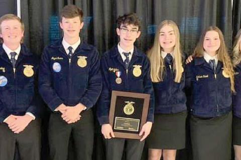 Kingfisher County represents at State FFA Convention!