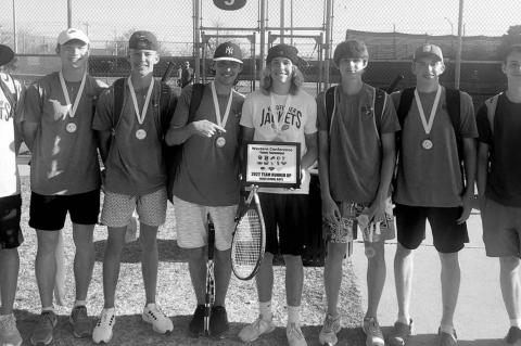 KHS boys 2nd in conference tennis
