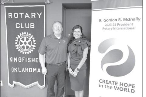 Rotary District Governor Visits Kingfisher Club