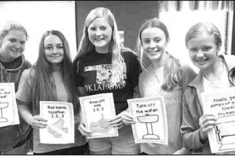 Lomega YAC members address tobacco, vaping with elementary students during presentations