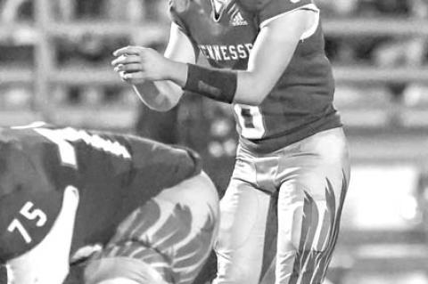 HENNESSEY ALL-DISTRICT players for 2024 include, from left: top row, Gunnar Holder, Jessin Hardin and Hunter Weber; middle row, Jakob Johns, Brandon Rodriguez and Gunner Carthel; and bottom row, Kevin Trillo and Braedyn Richardson. [Photos by Chris Simon/ www.simon-sports-photos.smugmug.com]