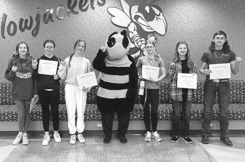 KJH Students of the Month