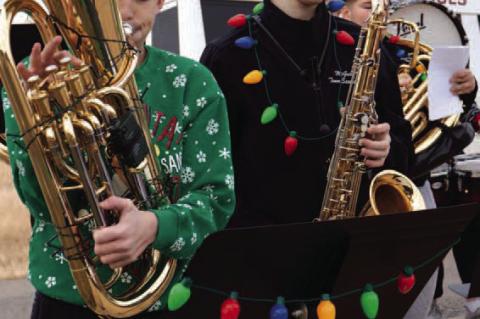 Have Band Instruments; Will Go Christmas Caroling