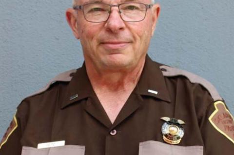 Lt. Reitz hanging up uniform after 37 years