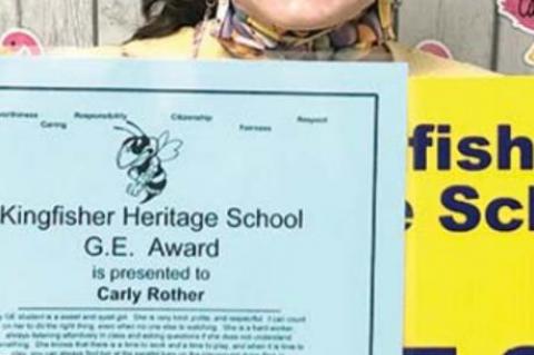 Heritage Elementary School Students of the Month