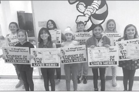 Heritage School January Students of the Month